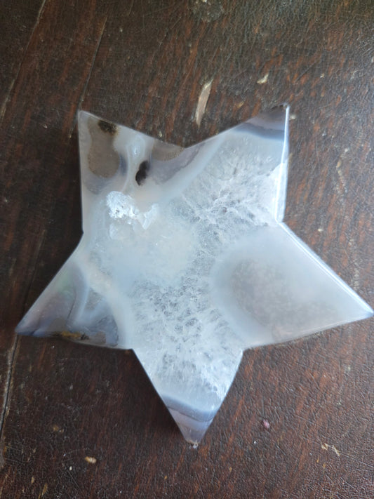 Agate Star A- Druzy