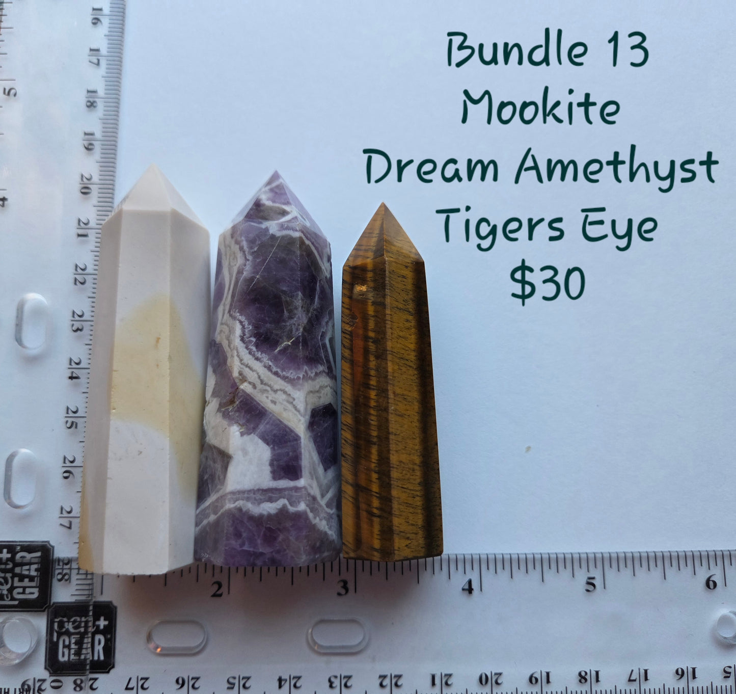Bundle 13- Mookaite, Dream Amethyst, Tigers Eye
