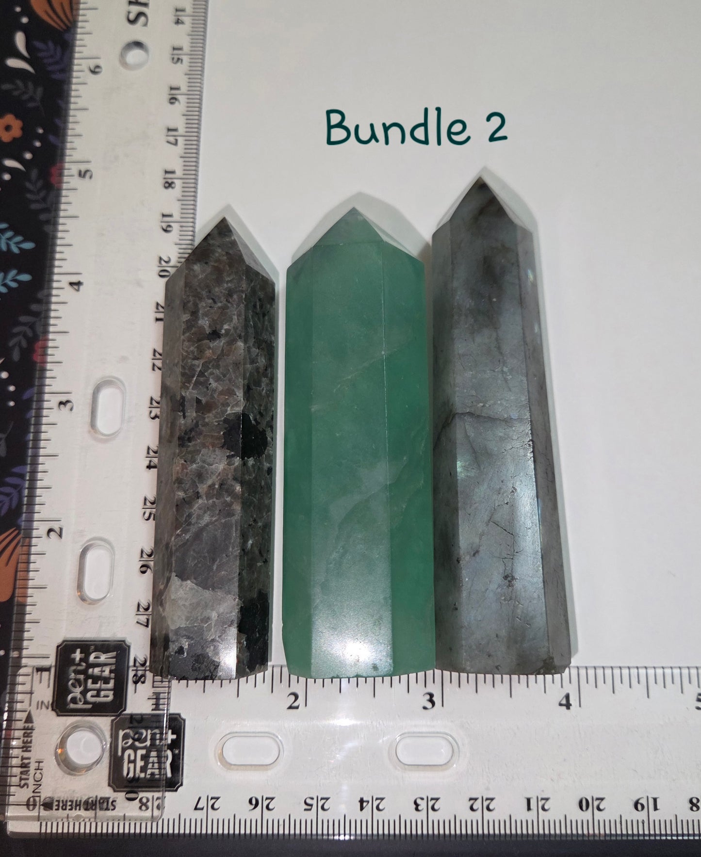 Bundle 2- Yooperlite, Green Aventurine, Labradorite