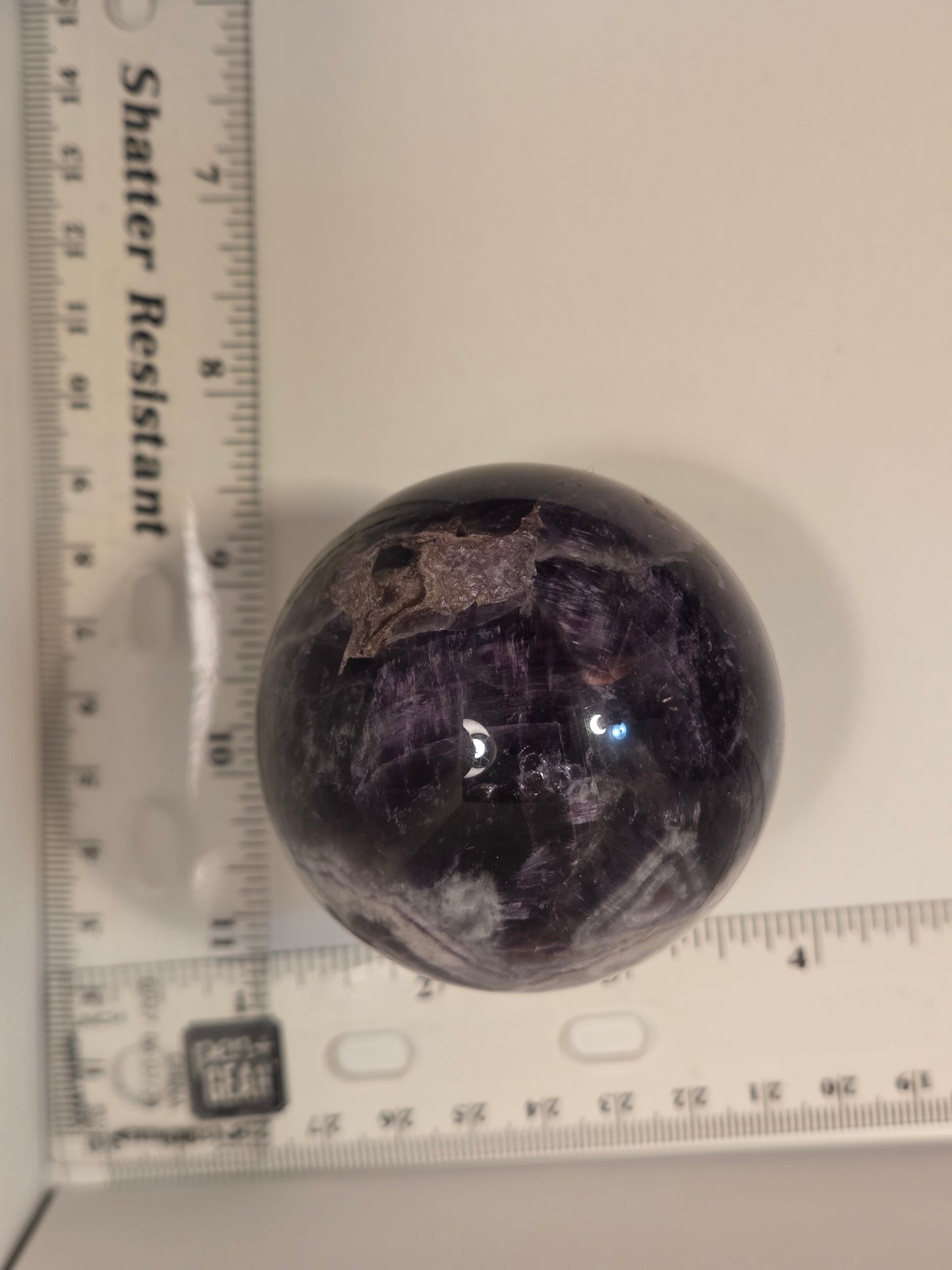 Dream Amethyst Sphere- Wild Patterning