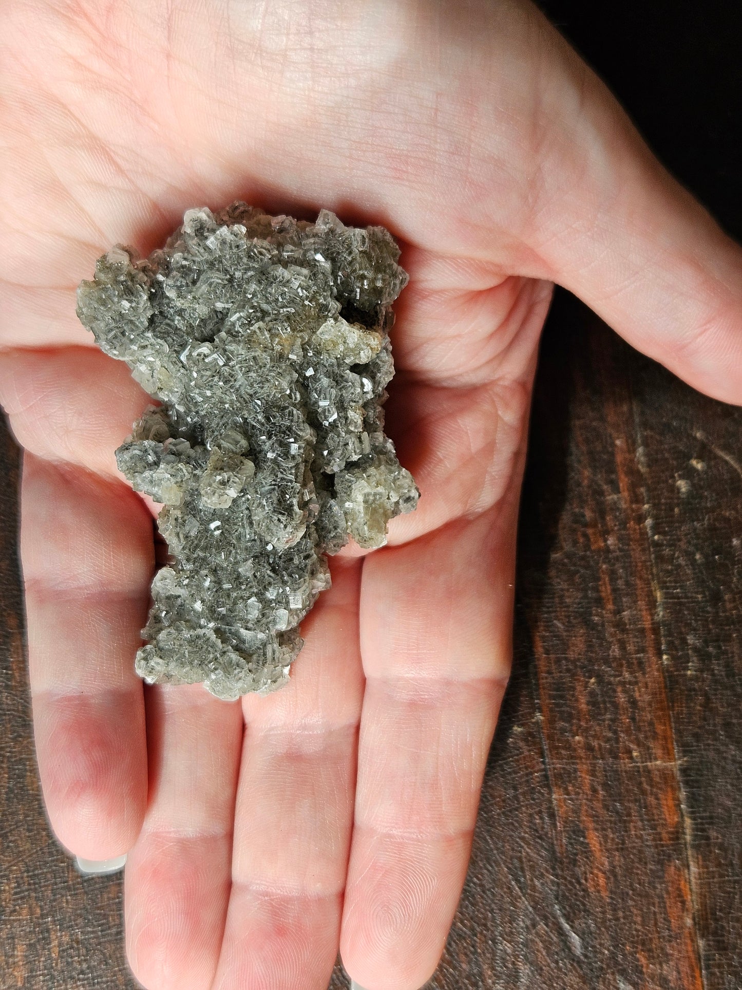 Calcite Cluster Daye Locale — Sparkling Micro Crystals