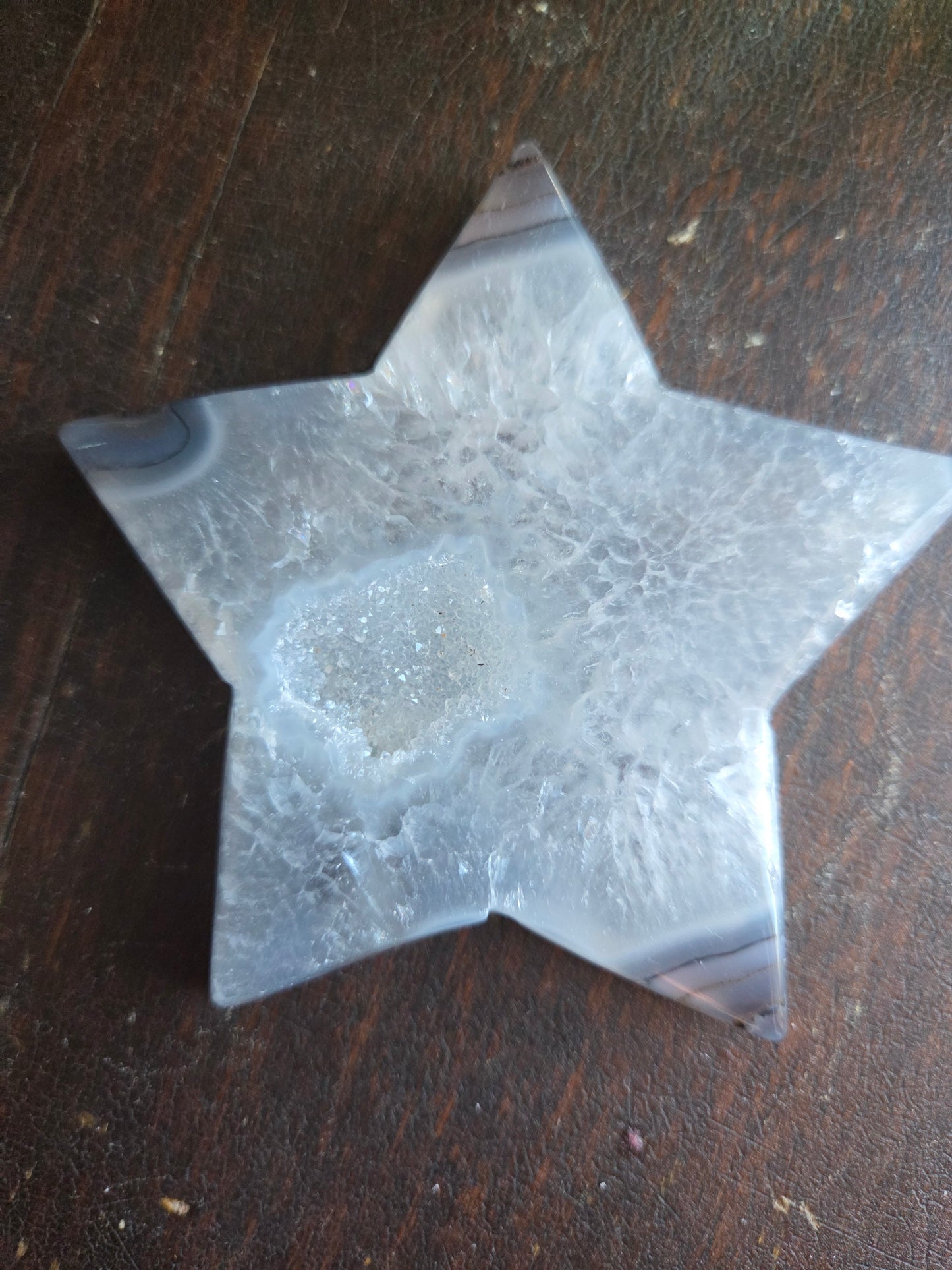 Agate Star A- Druzy