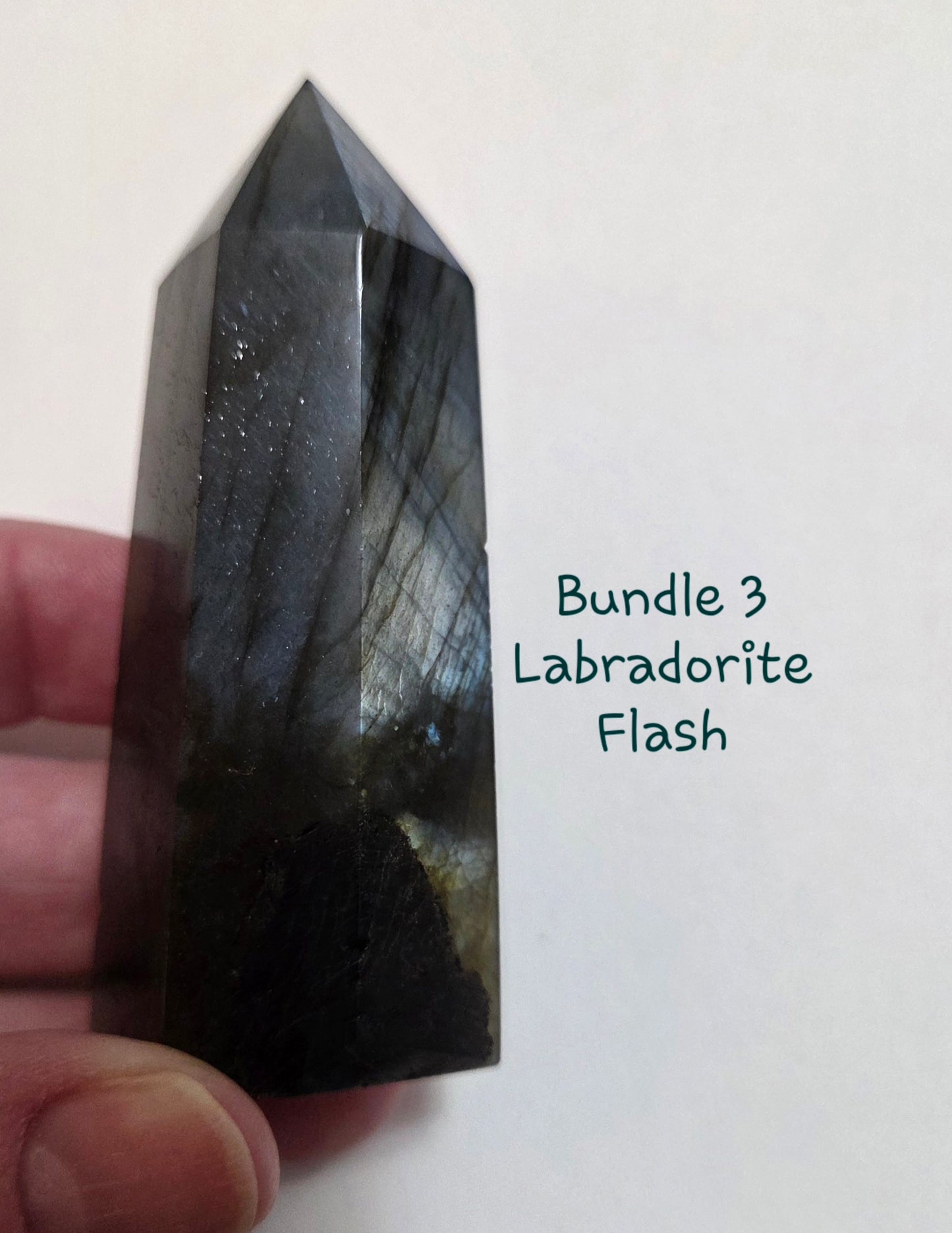 Bundle 3- Green Aventurine, Black Obsidian, Yooperlite, Labradorite