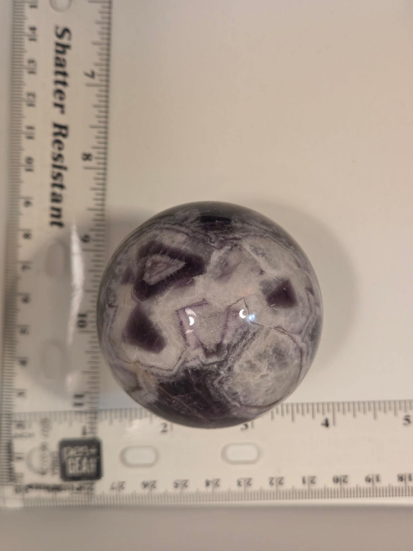 Dream Amethyst Sphere- Wild Patterning