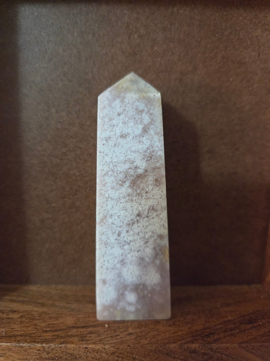 Pink Amethyst Flower Agate Tower A