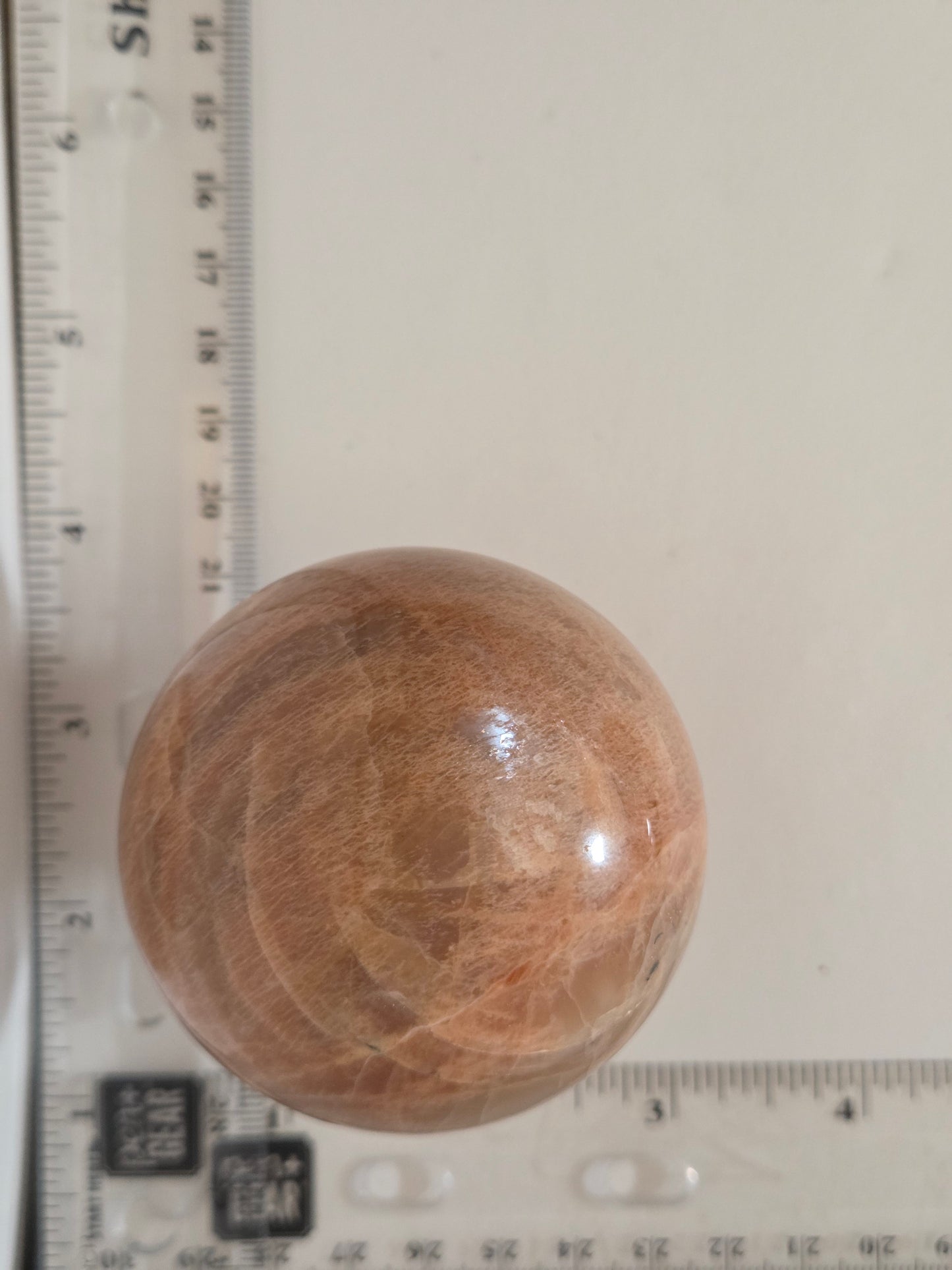 Moonstone Peach Sphere F