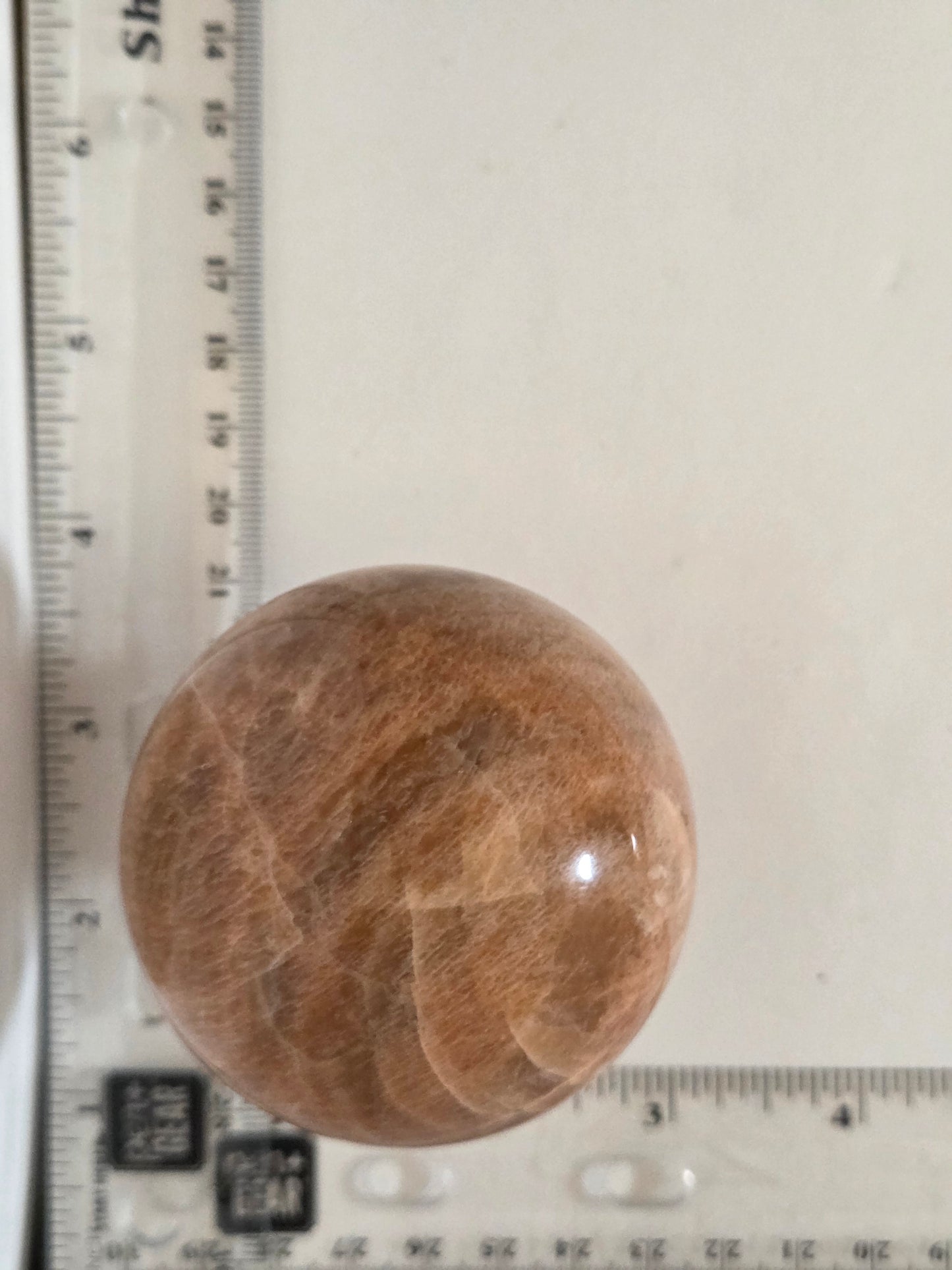 Moonstone Peach Sphere F