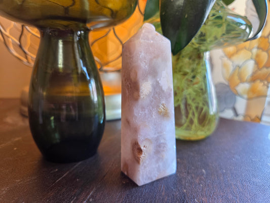 Pink Amethyst Flower Tower D
