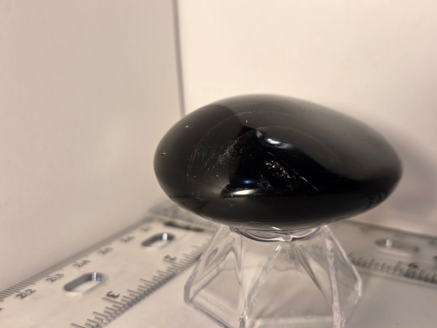 Silver Sheen Obsidian Palm