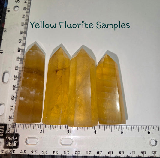 Yellow Fluorite Tower - Imperfect