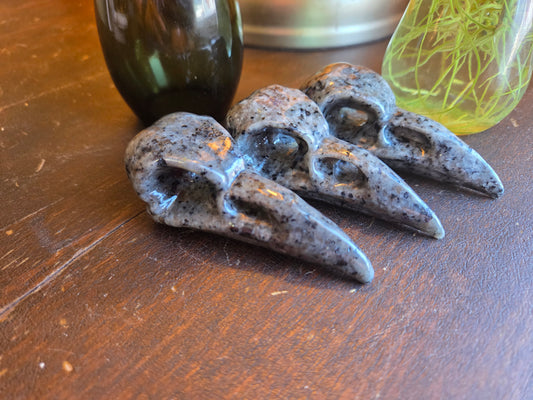 Yooperlite Crow Raven Skull