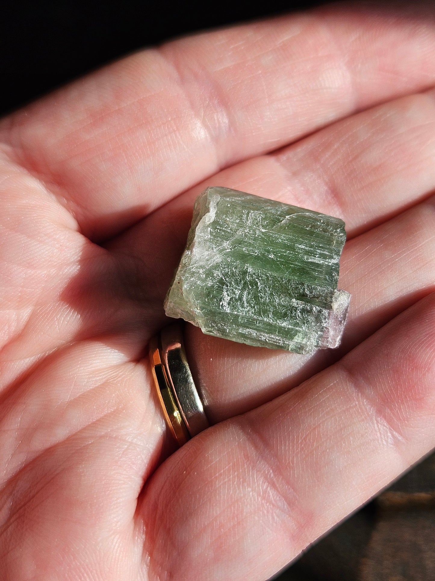 Watermelon Tourmaline- Mostly Green