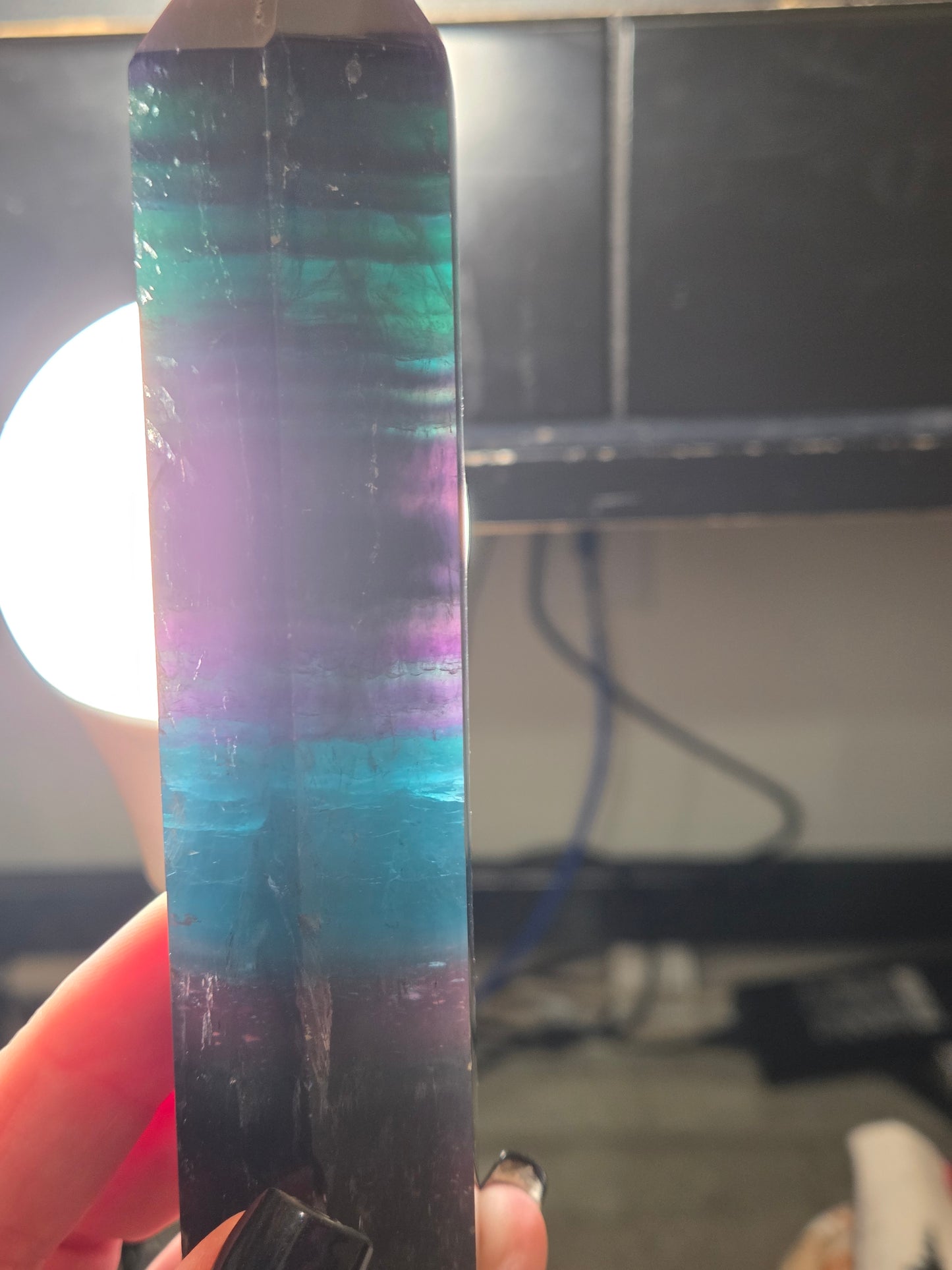 Black Rose Fluorite Tower 3