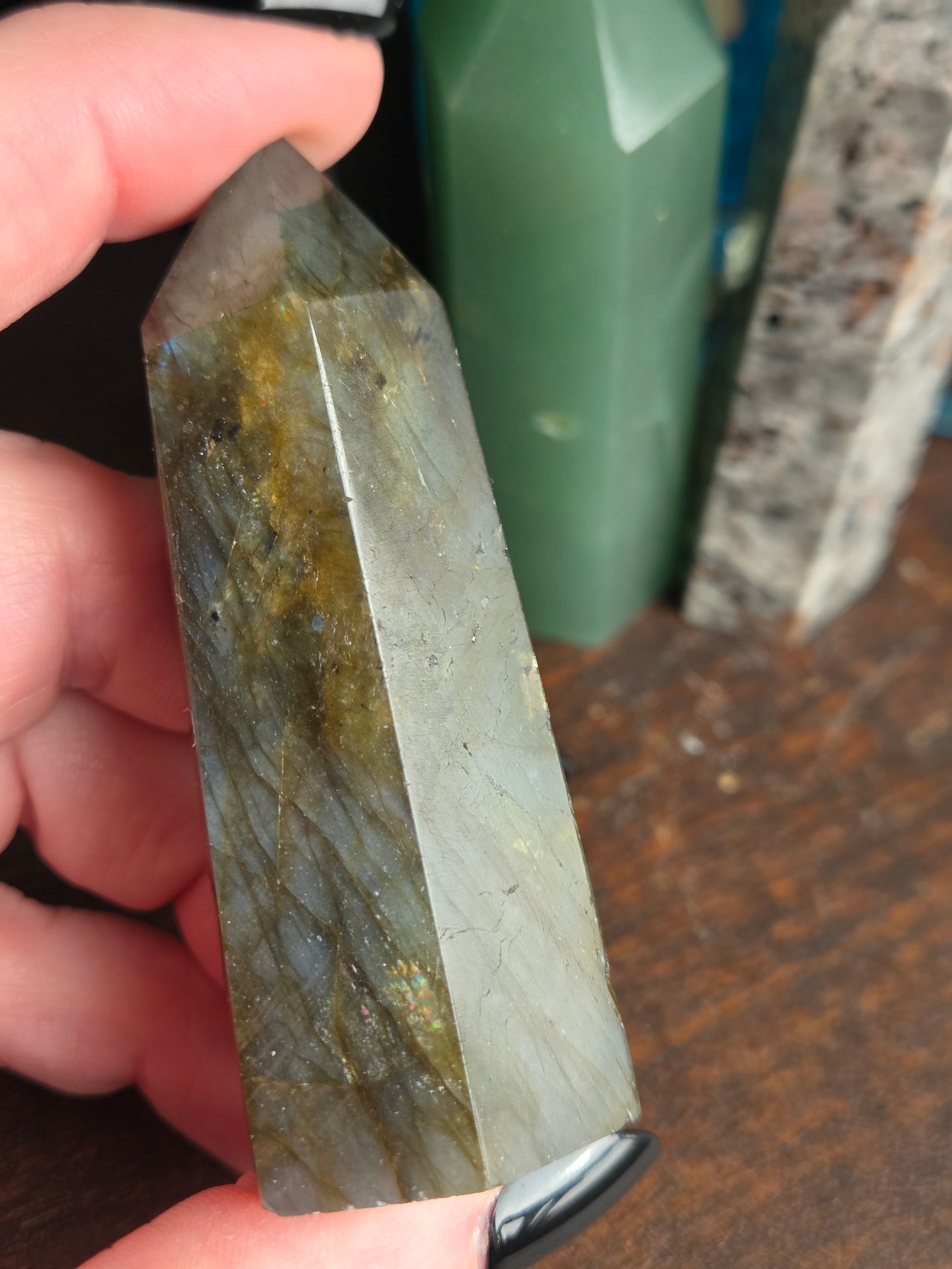 Bundle 3- Green Aventurine, Black Obsidian, Yooperlite, Labradorite