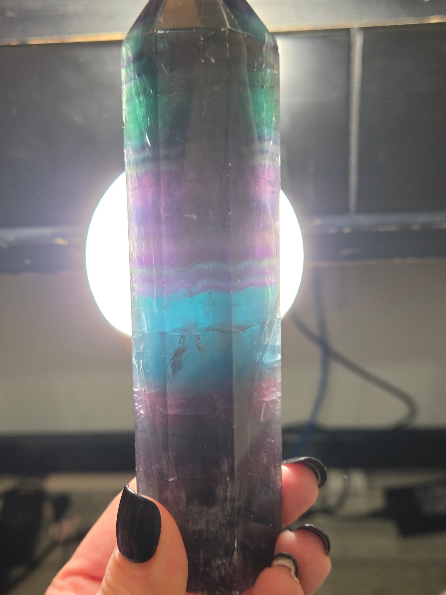 Black Rose Fluorite Tower 2