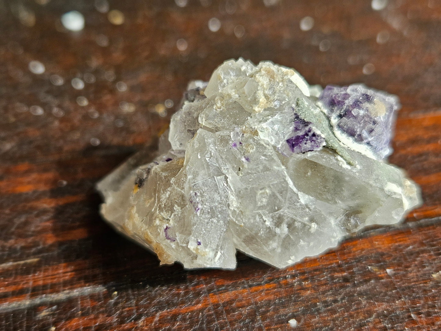 Yaogangxian Fluorite on Quartz