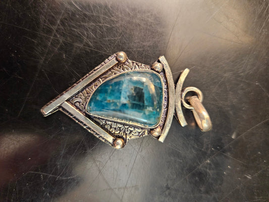Blue Apatite Pendant