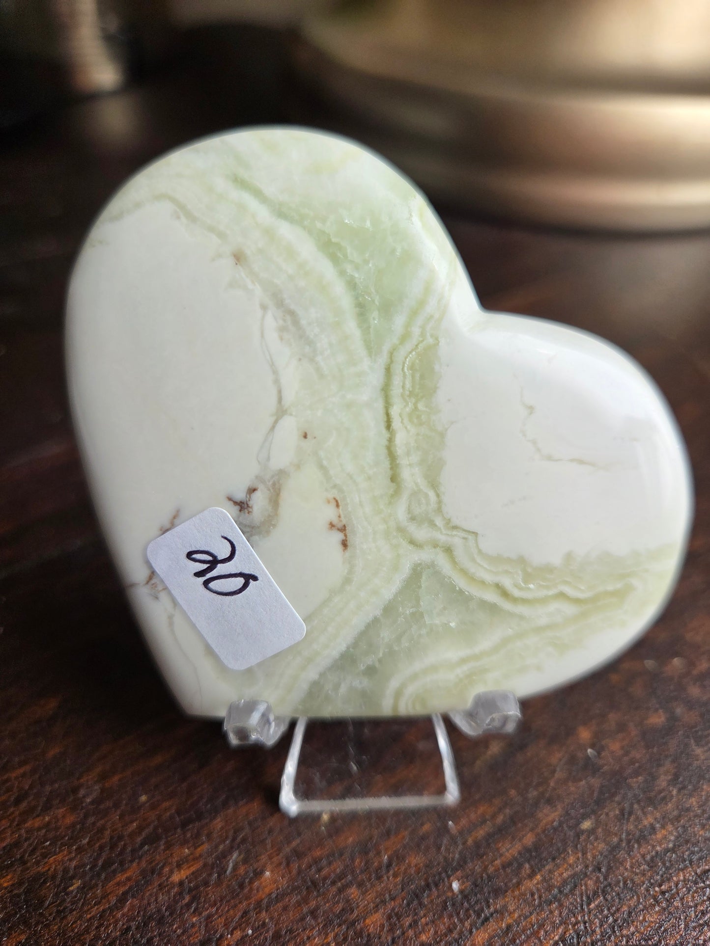 Maligano Jasper Green Heart 20