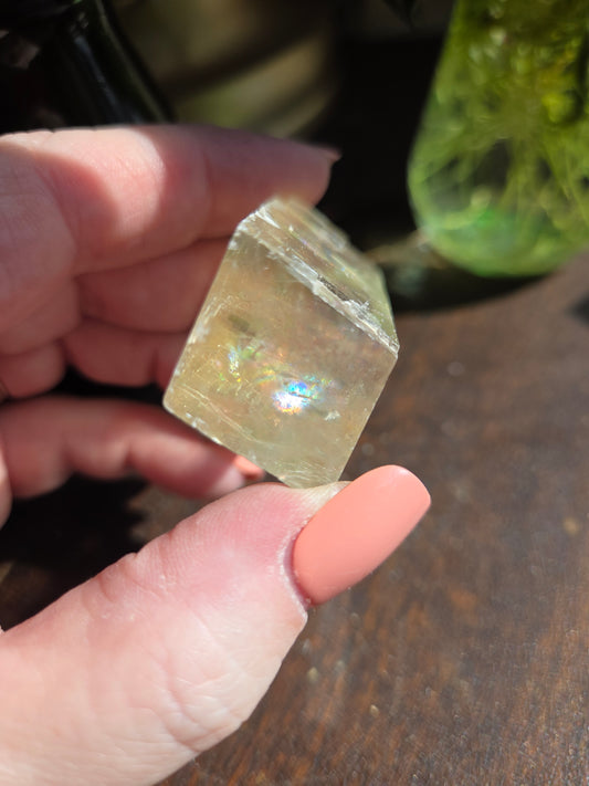 Optical Calcite - Rainbows C