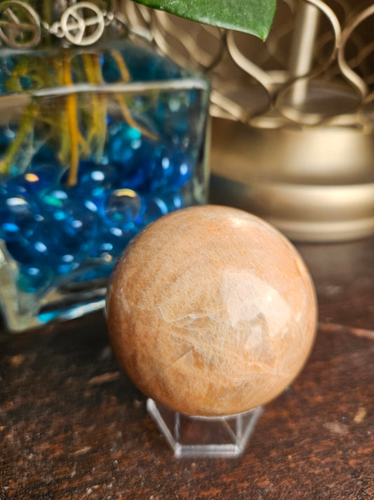 Moonstone Peach Sphere F