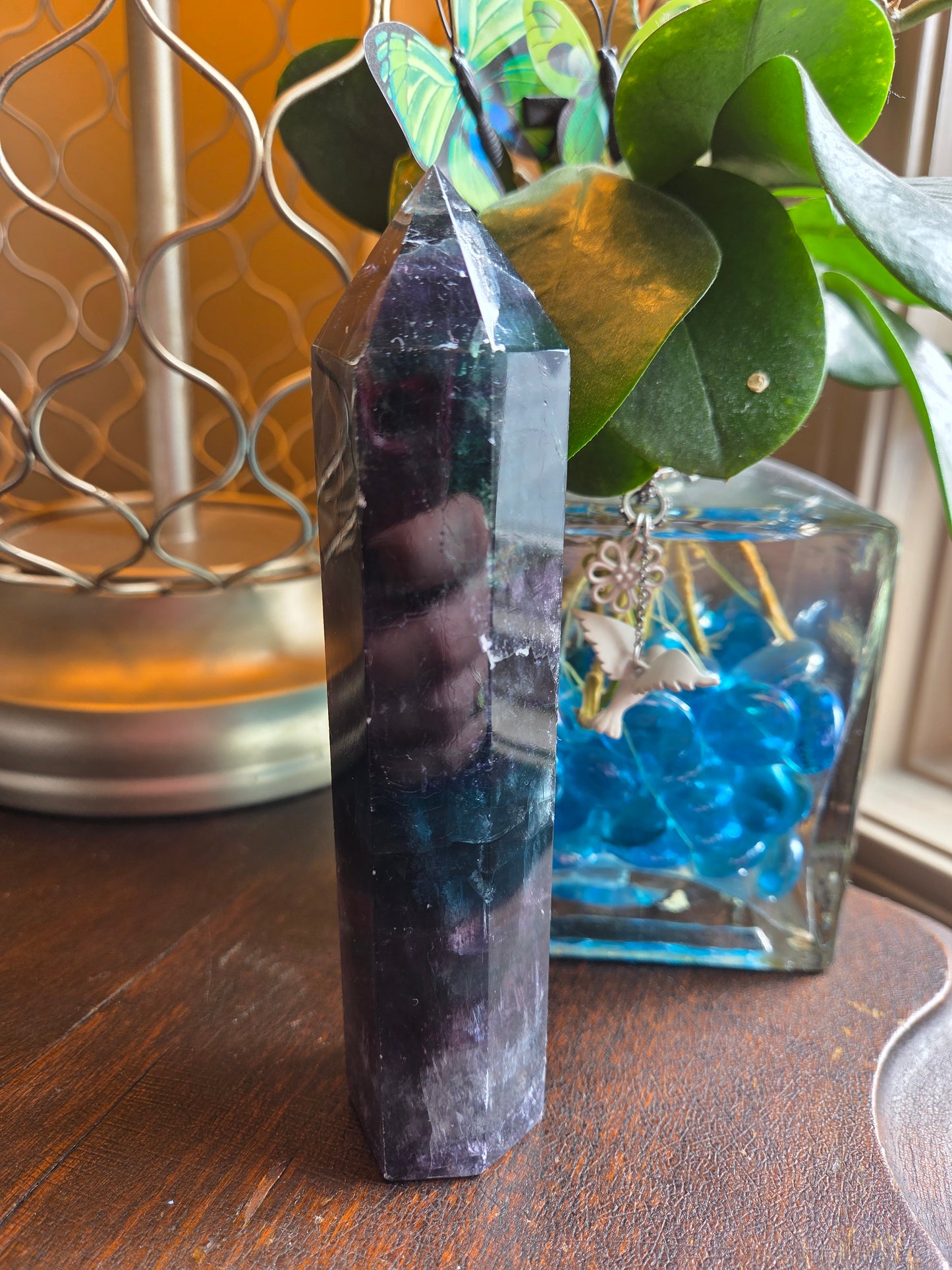 Black Rose Fluorite Tower 2