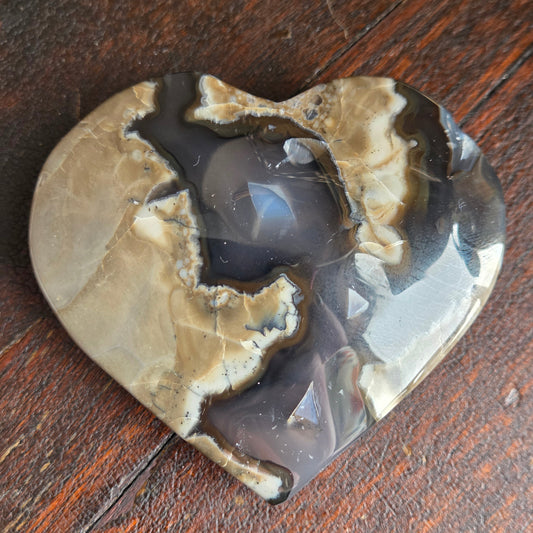 Volcano Agate Heart A