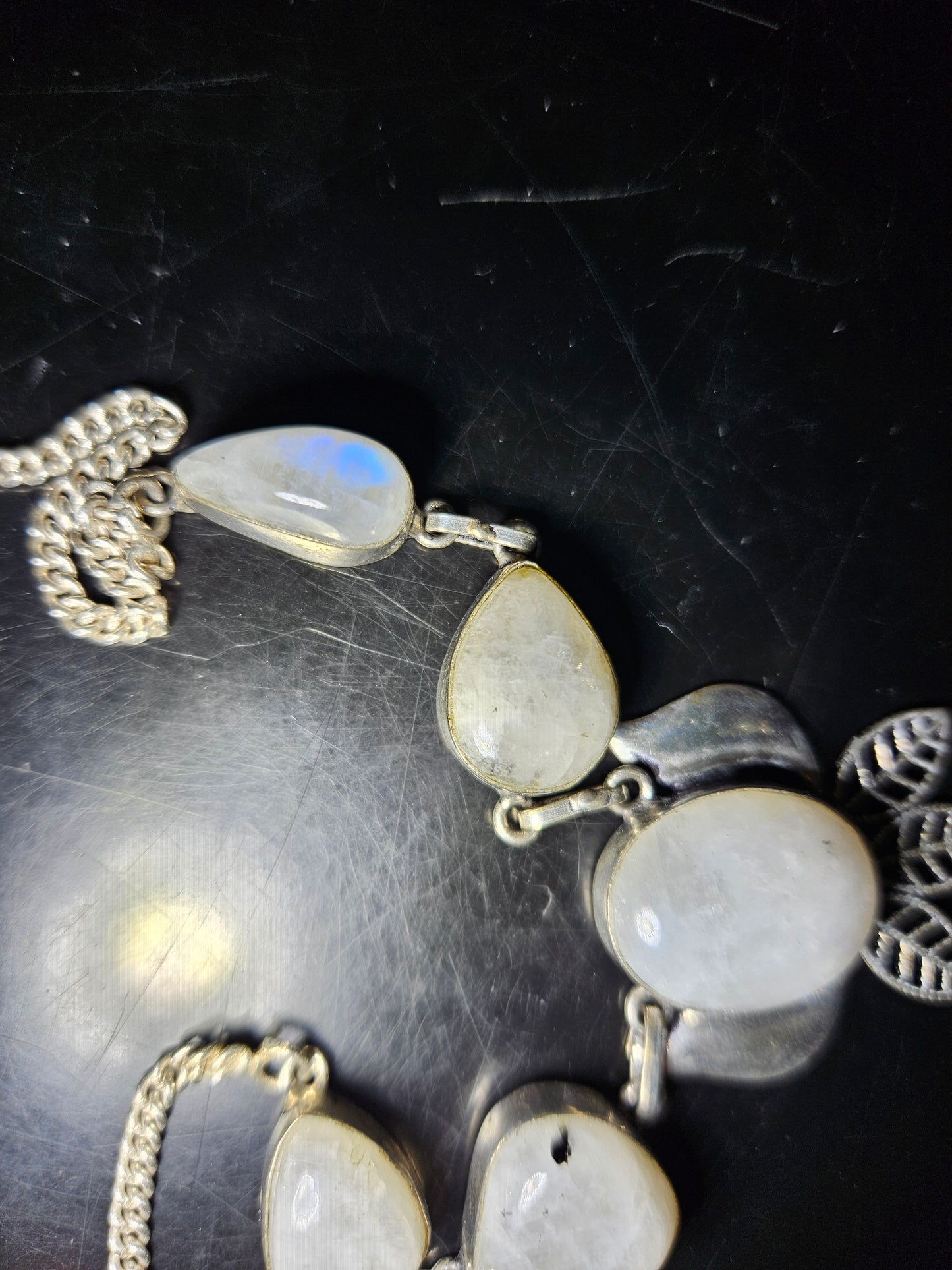 Rainbow Moonstone Necklace