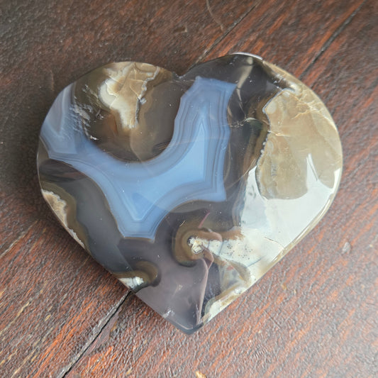 Volcano Agate Heart A