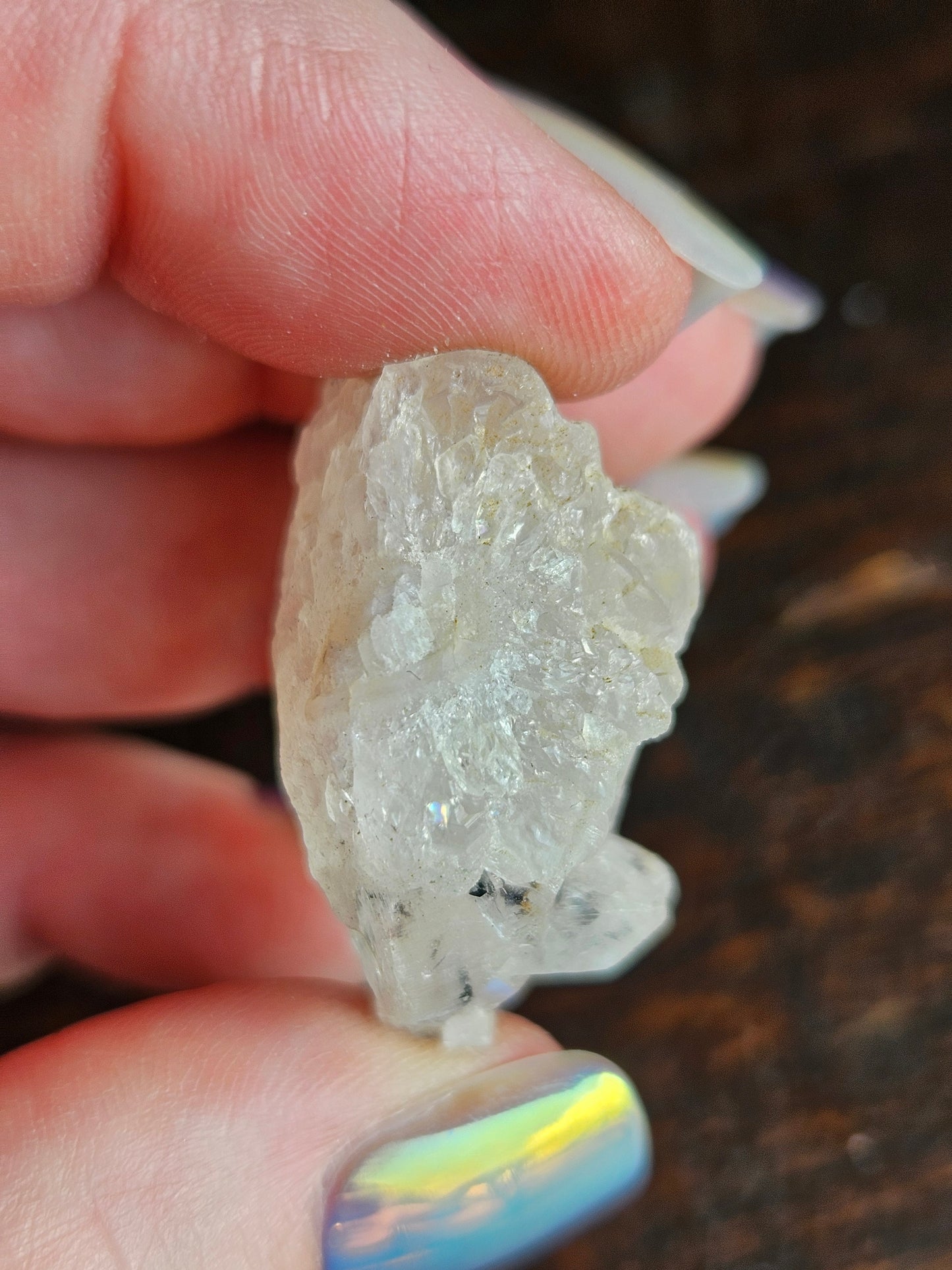 Quartz with Tourmaline Rutile