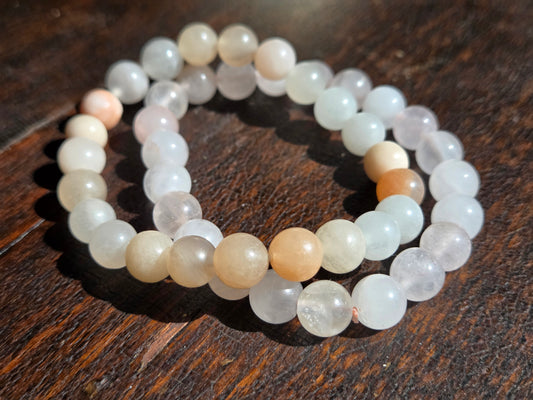 Bracelet, Rose Quartz Mix