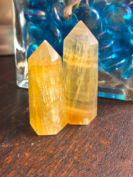 Yellow Fluorite Tower - Imperfect