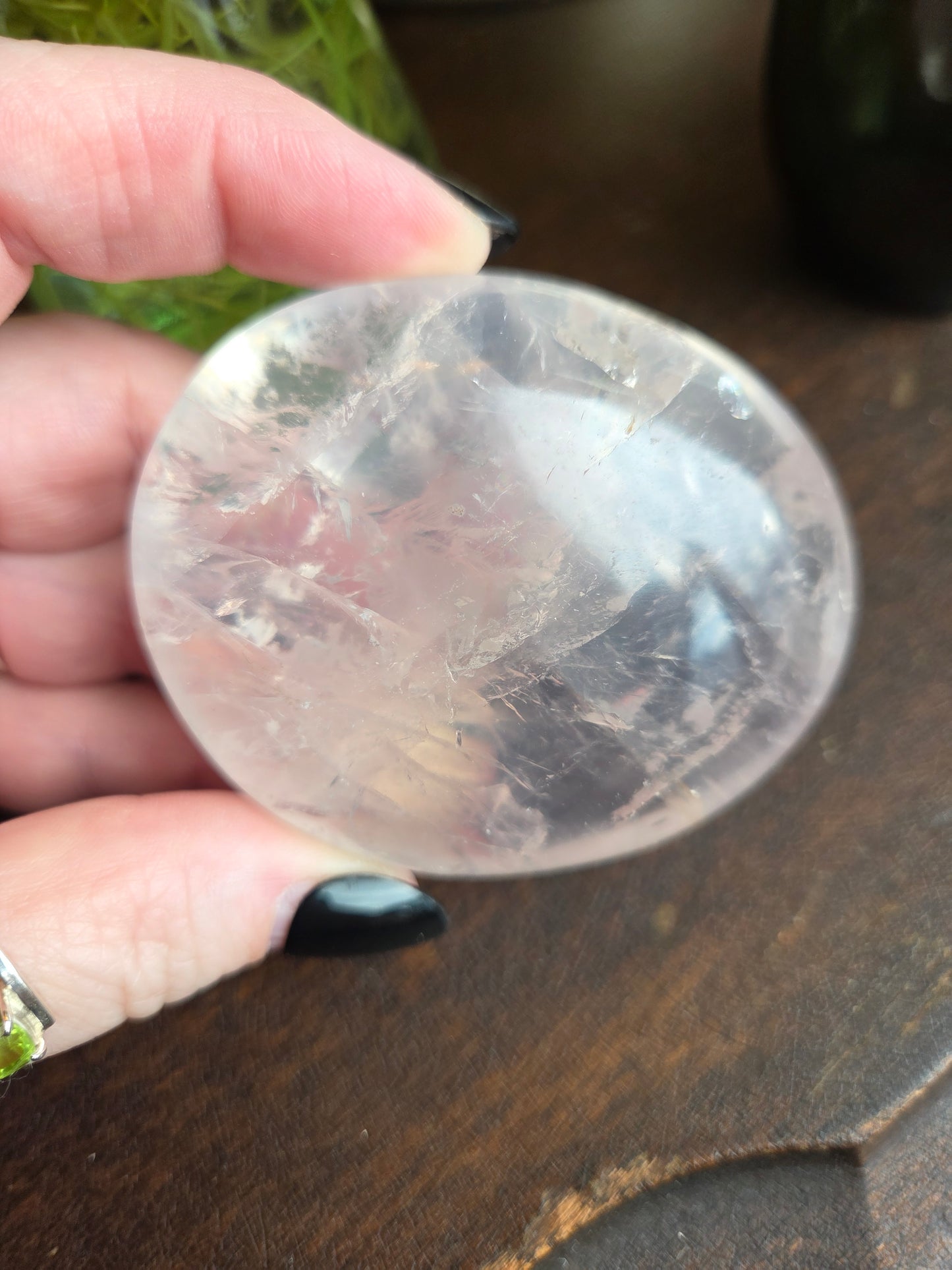 Rose Quartz Girasol Palm