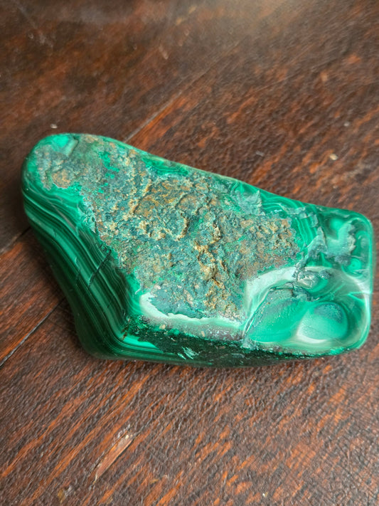 Malachite Polished and Raw
