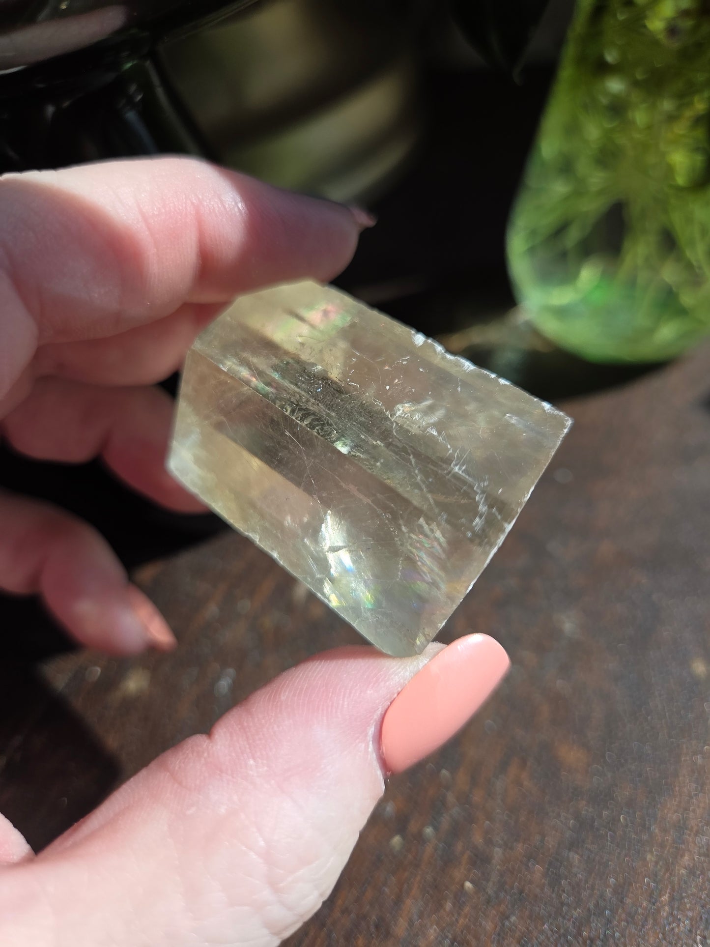 Optical Calcite - Rainbows C