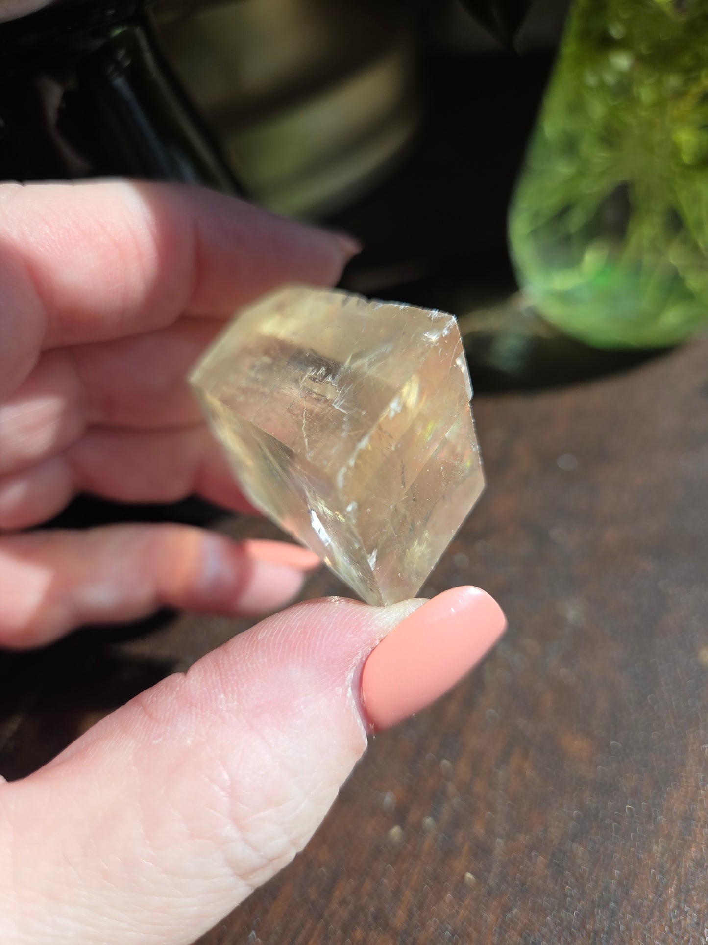 Optical Calcite - Rainbows C