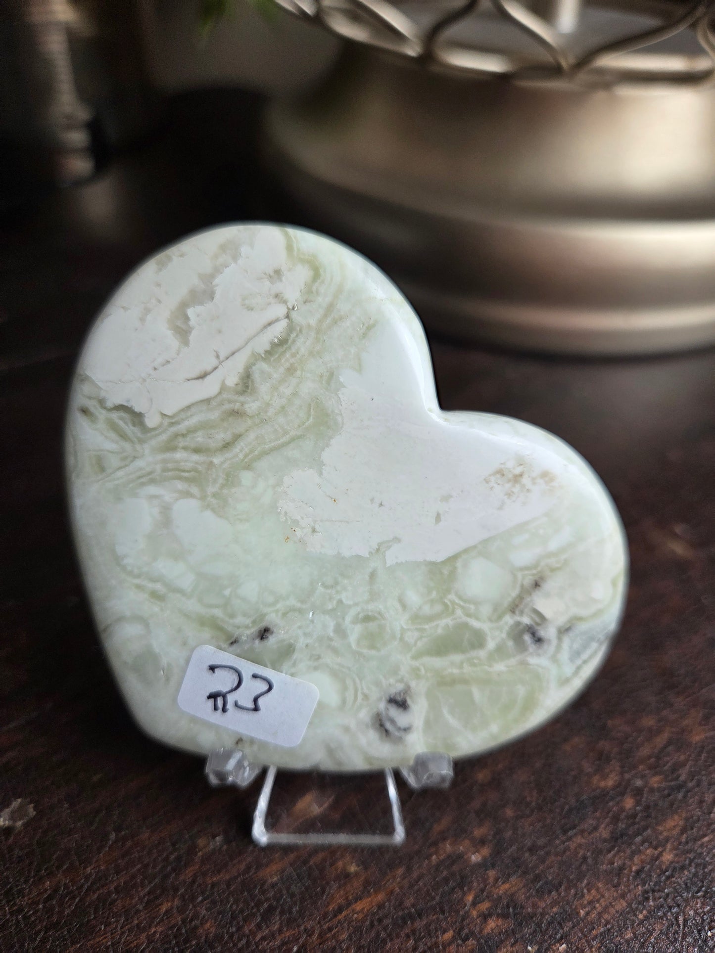 Maligano Jasper Green Heart 23