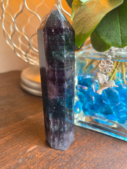 Black Rose Fluorite Tower 3