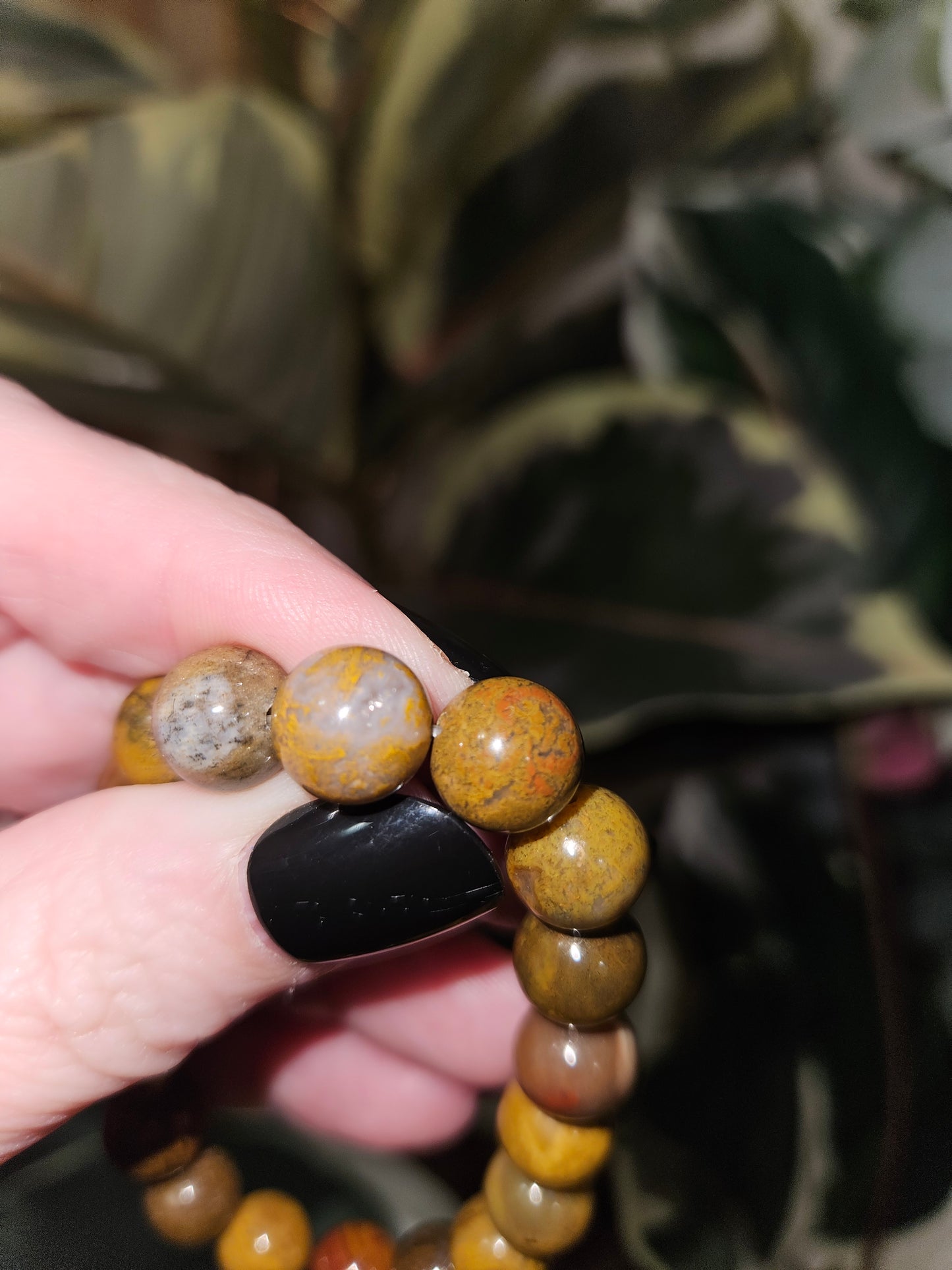 Bracelet, Mixed Jasper/Quartz