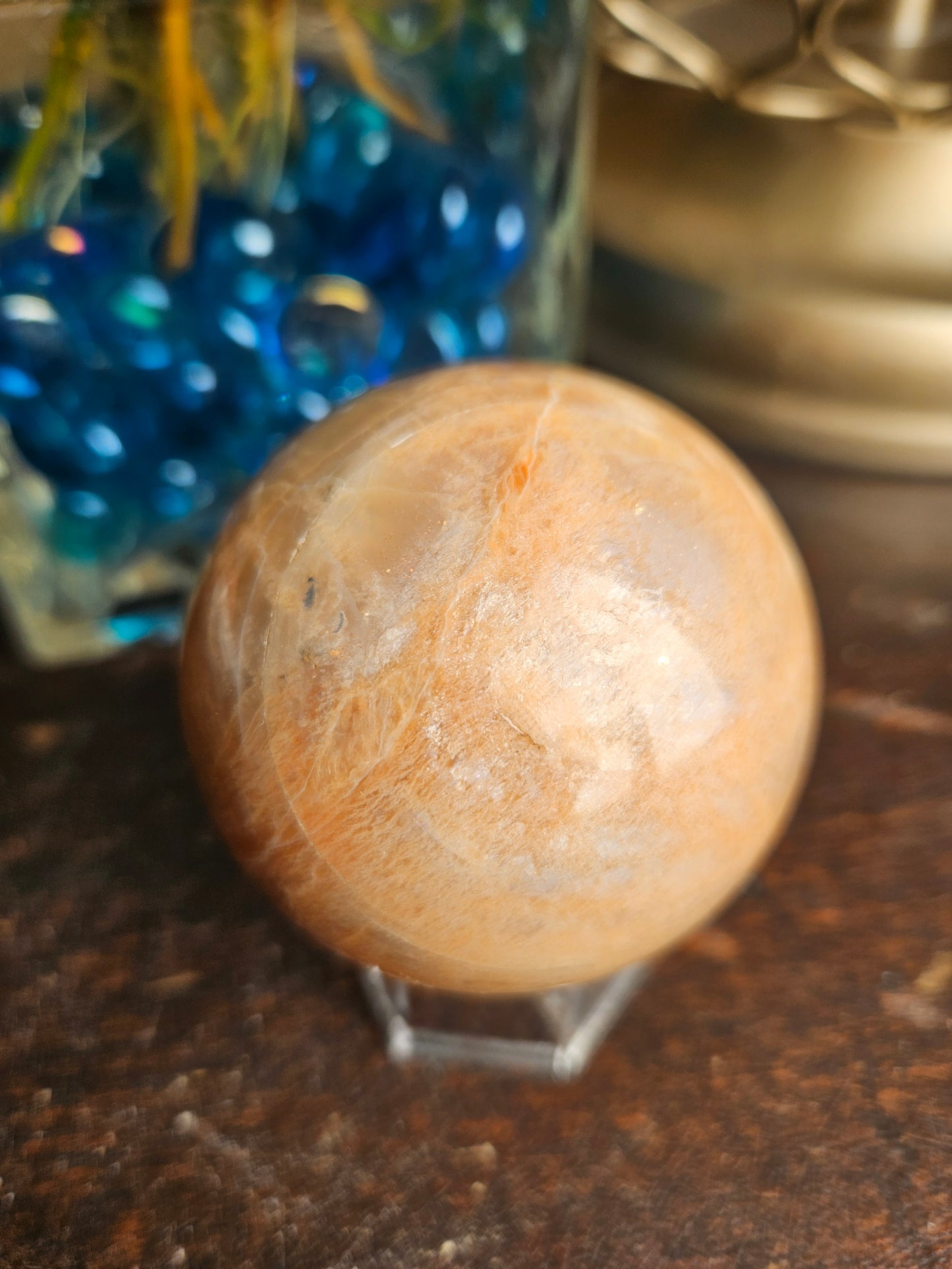 Moonstone Peach Sphere F