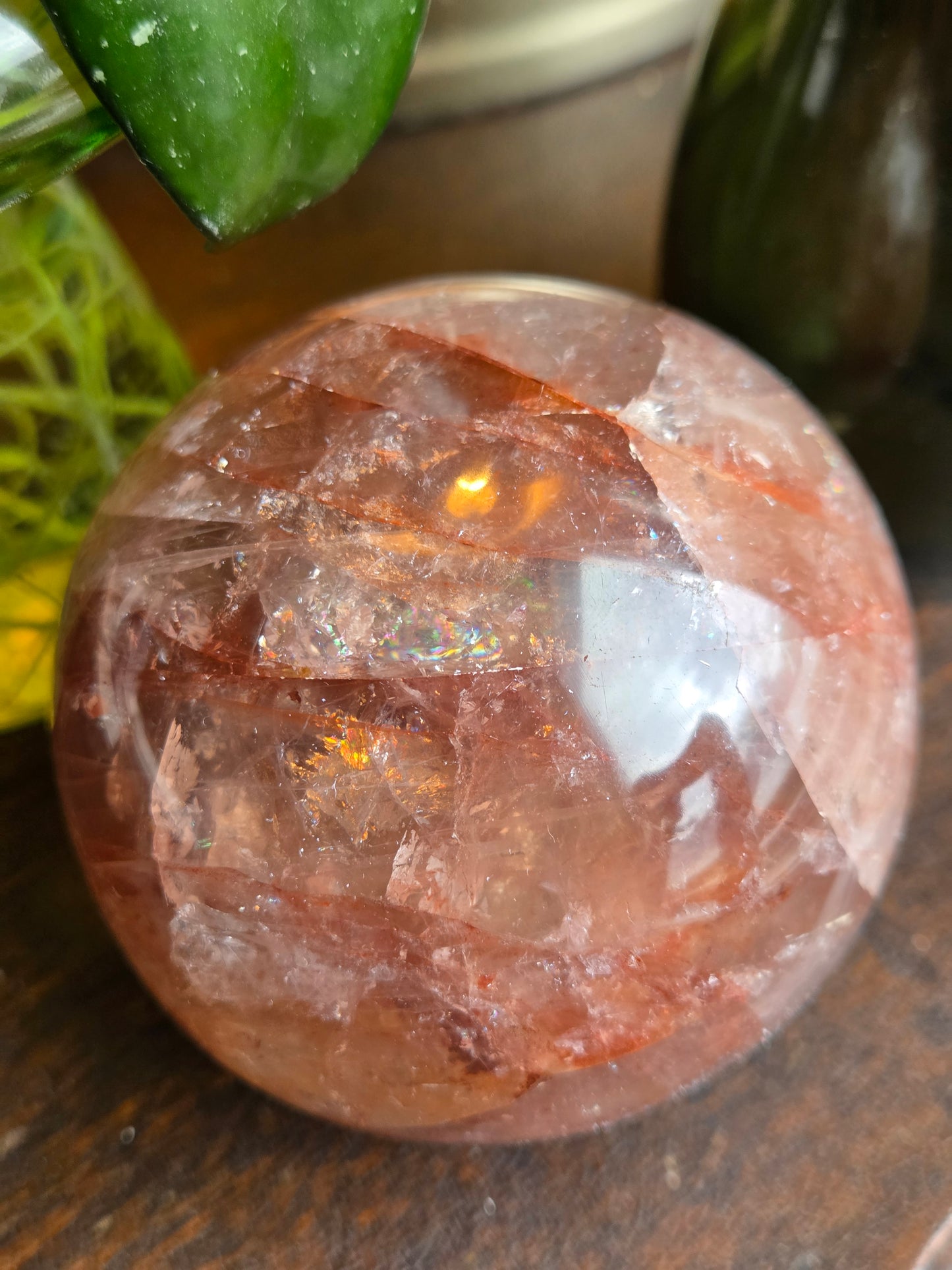 Fire Quartz Sphere
