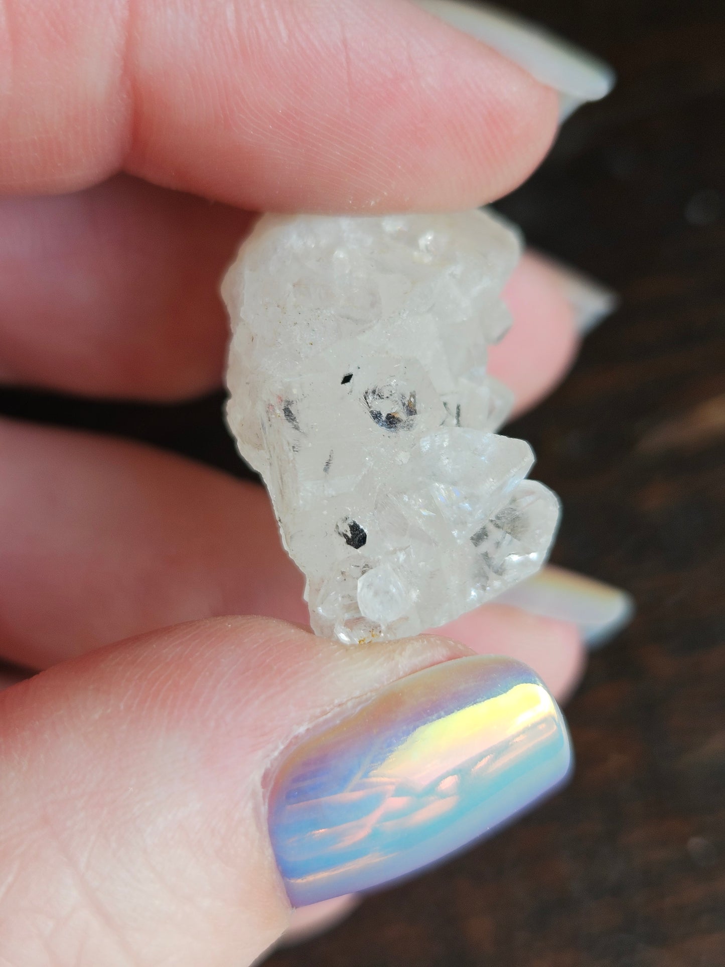 Quartz with Tourmaline Rutile