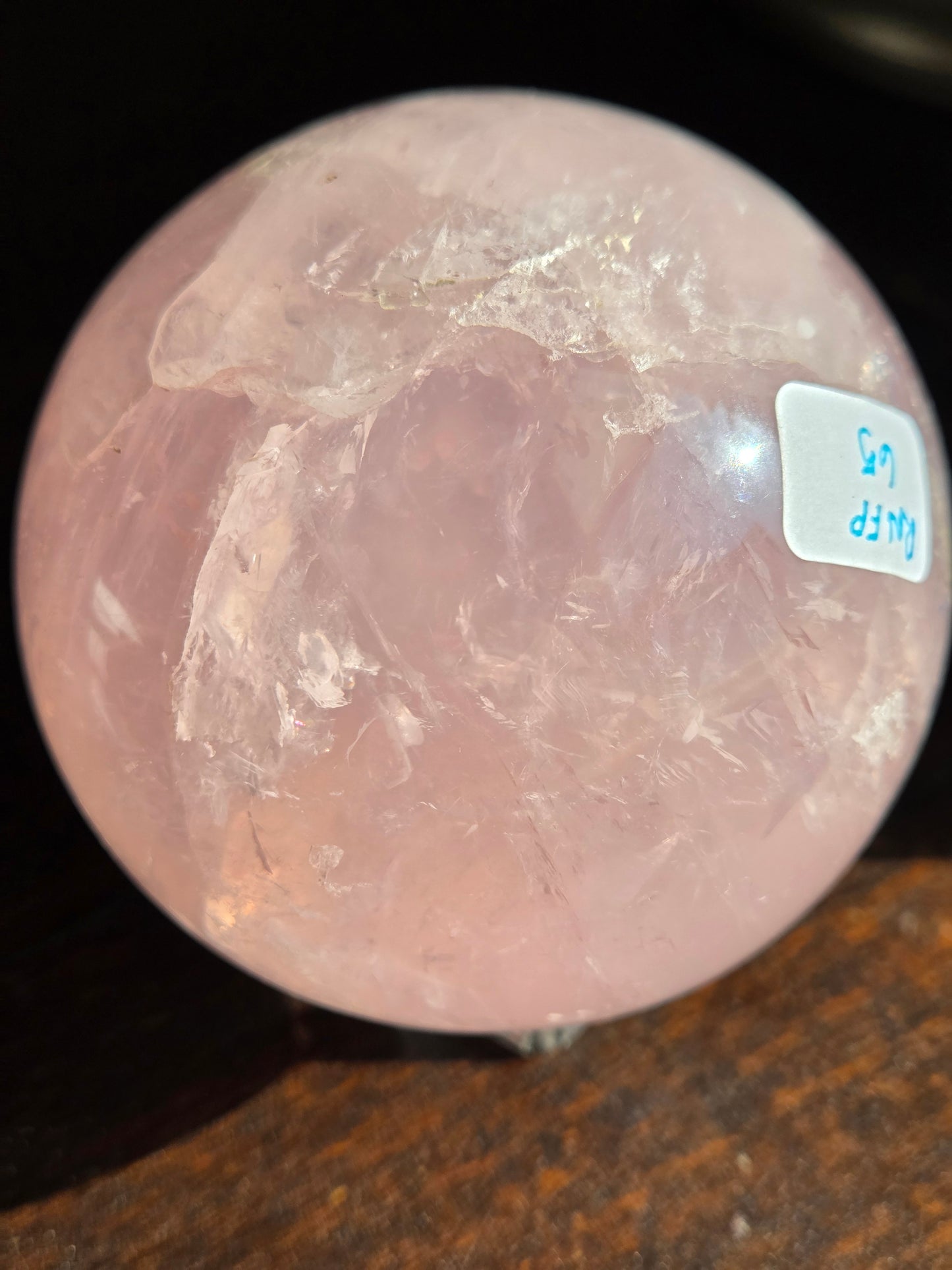 Rose Quartz Sphere  (Star)