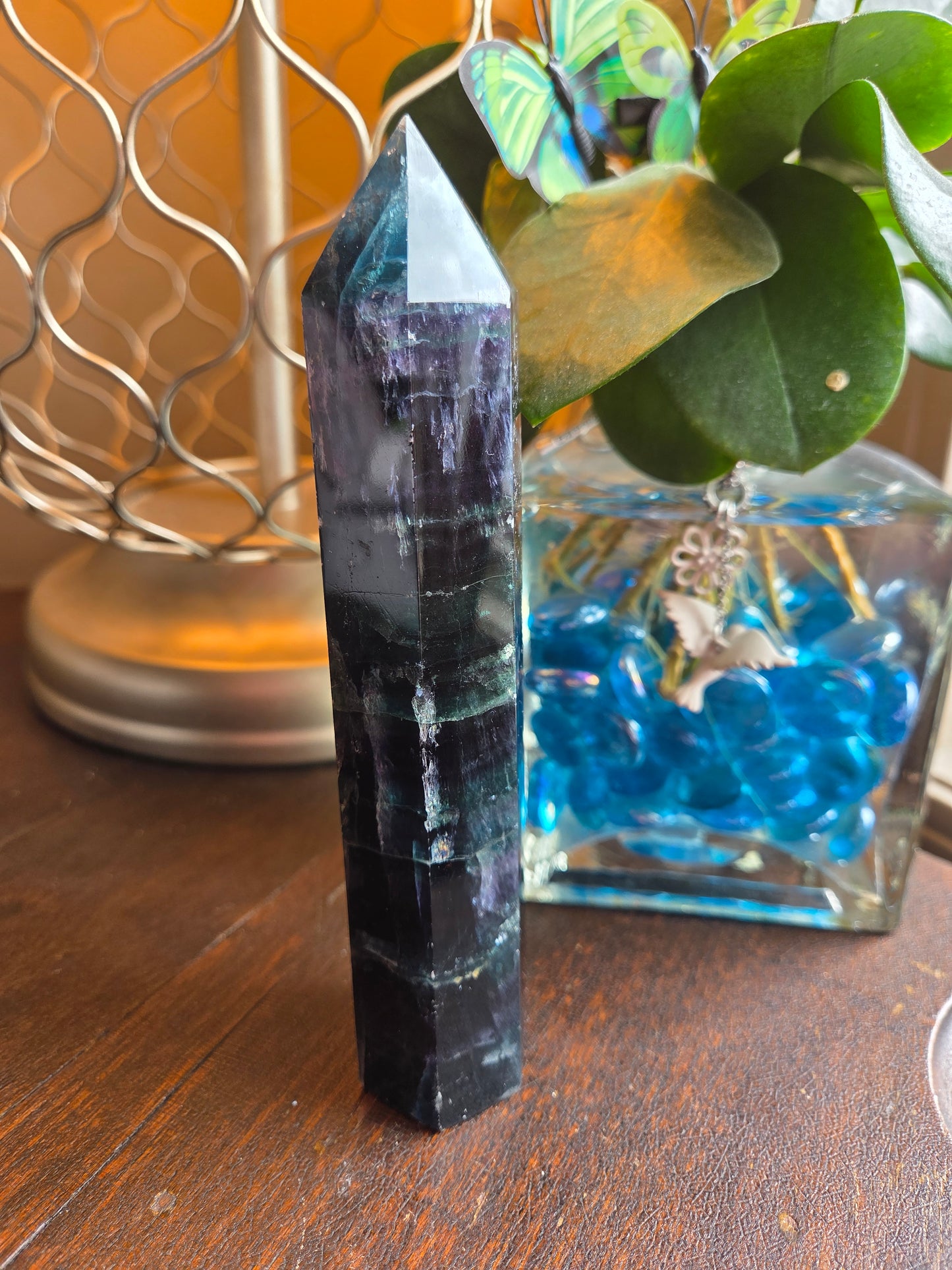 Black Rose Fluorite Tower 6