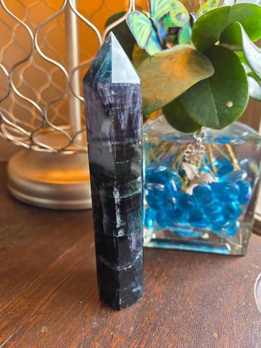 Black Rose Fluorite Tower 6