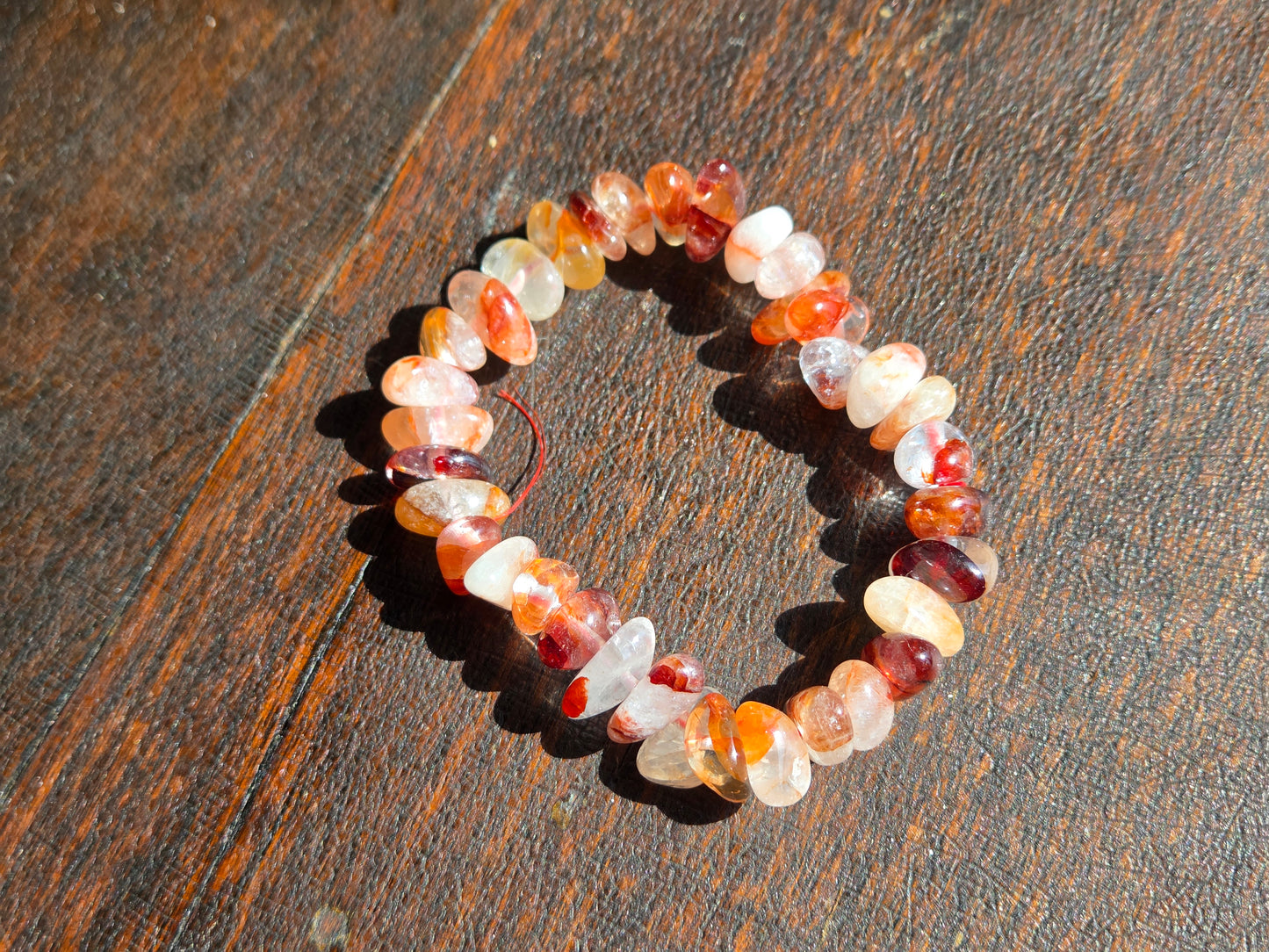 Bracelet, Fire Quartz Chip
