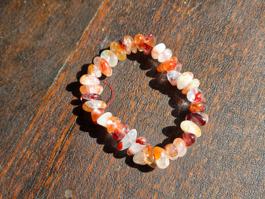 Bracelet, Fire Quartz Chip