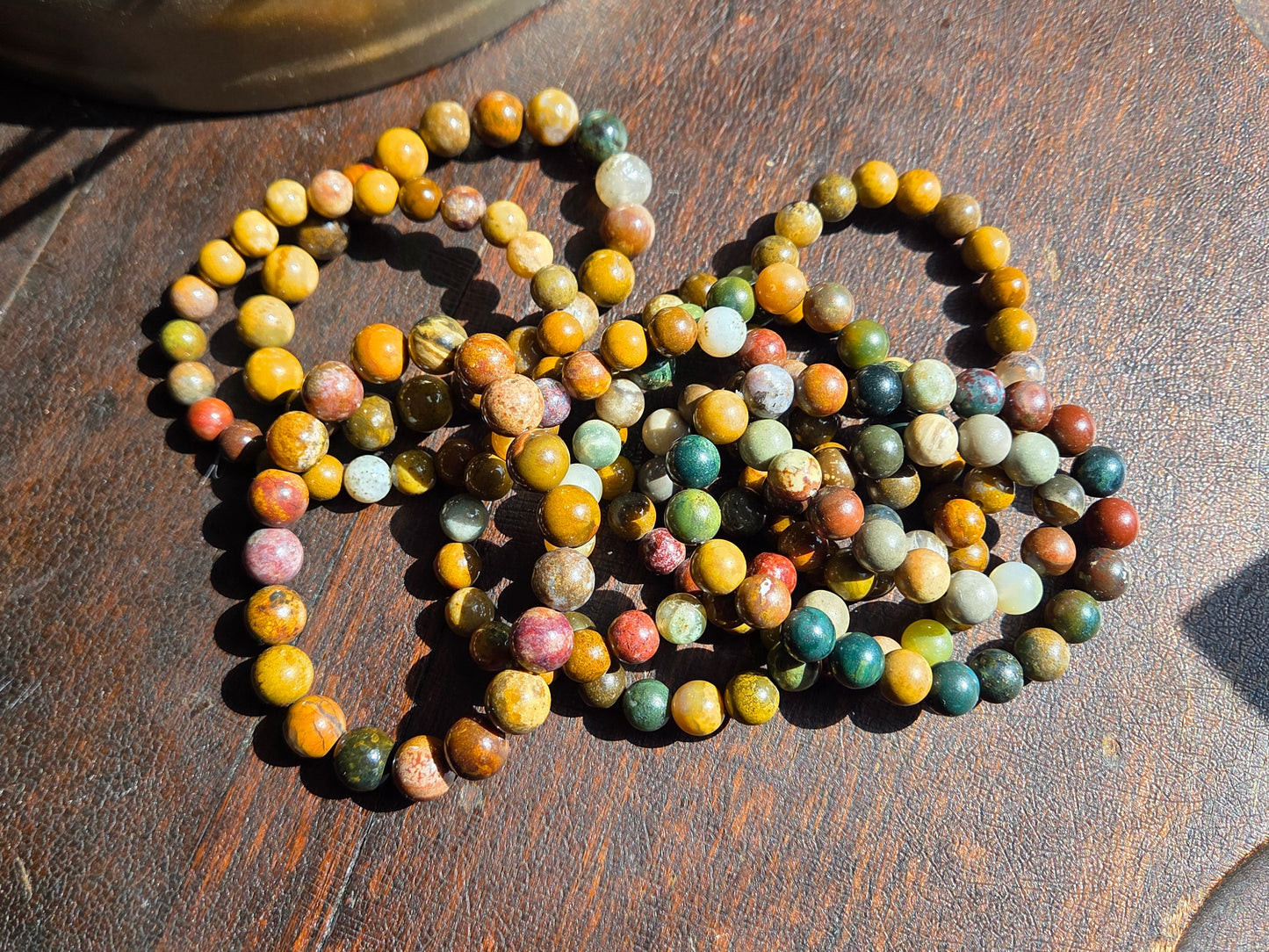 Bracelet, Mixed Jasper/Quartz