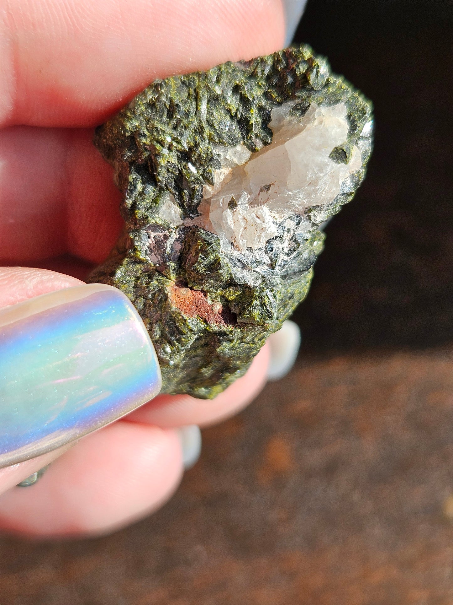 Epidote with Quartz
