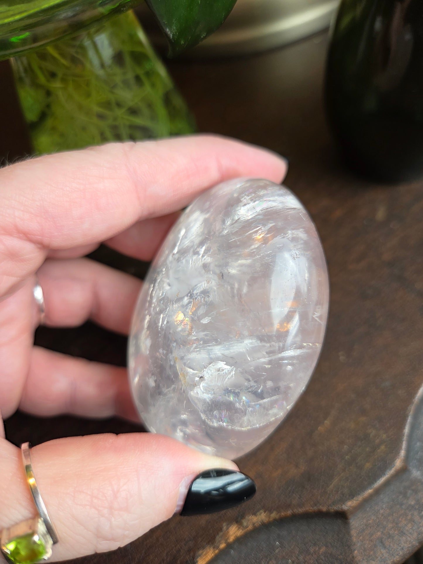 Rose Quartz Girasol Palm