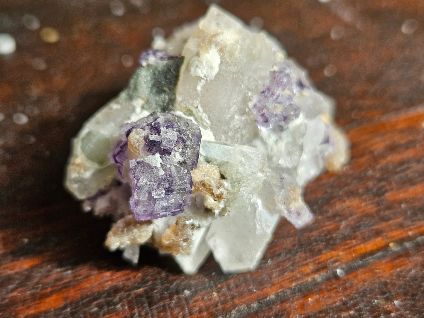 Yaogangxian Fluorite on Quartz